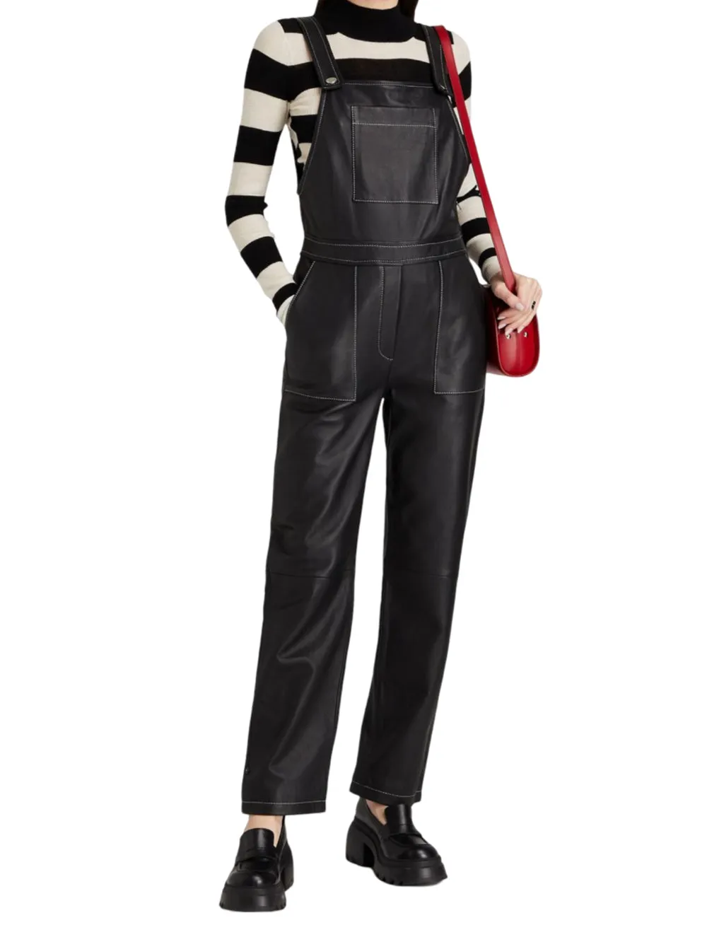 Dagger Arcane Leather Overalls for Women