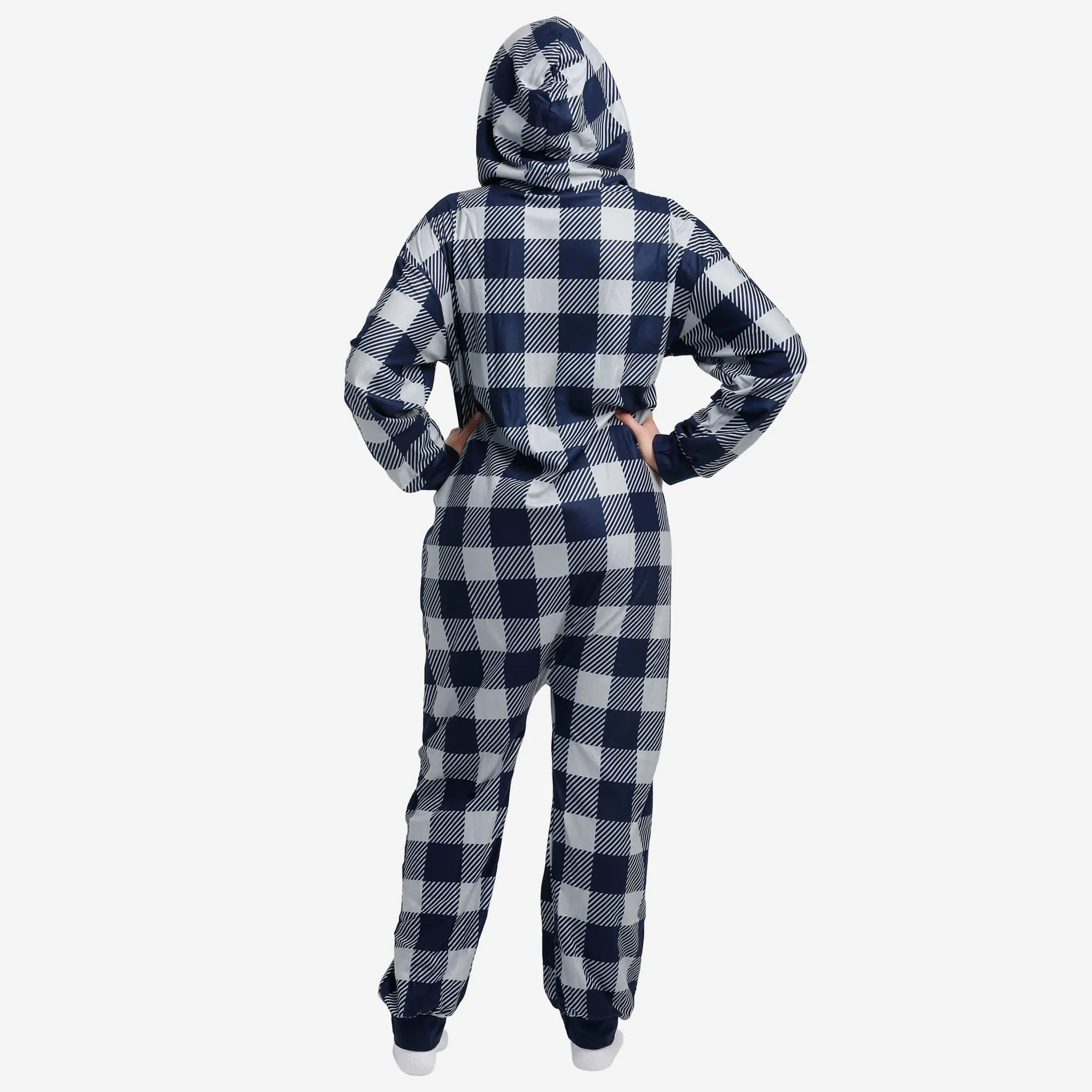 Dallas Cowboys Plaid One Piece Pajamas