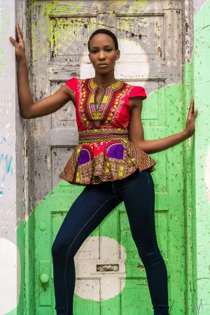 Dashiki Peplum