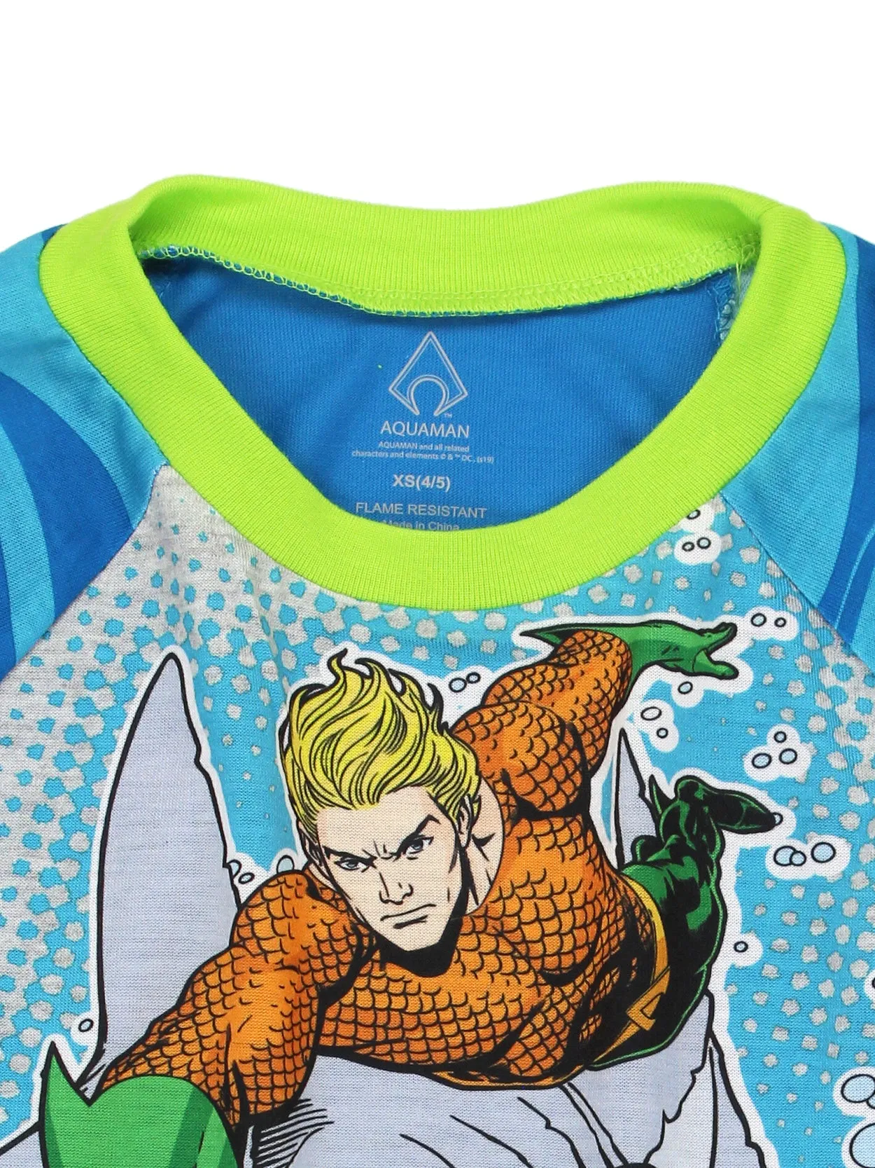 DC Comics Justice League Aquaman Pajamas Set