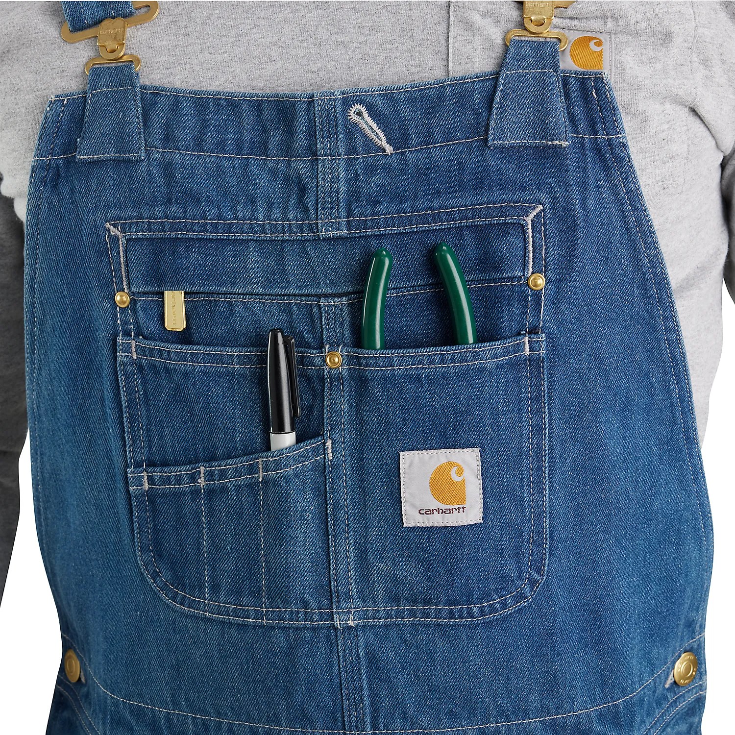 Denim bib overall Darkstone - 104672