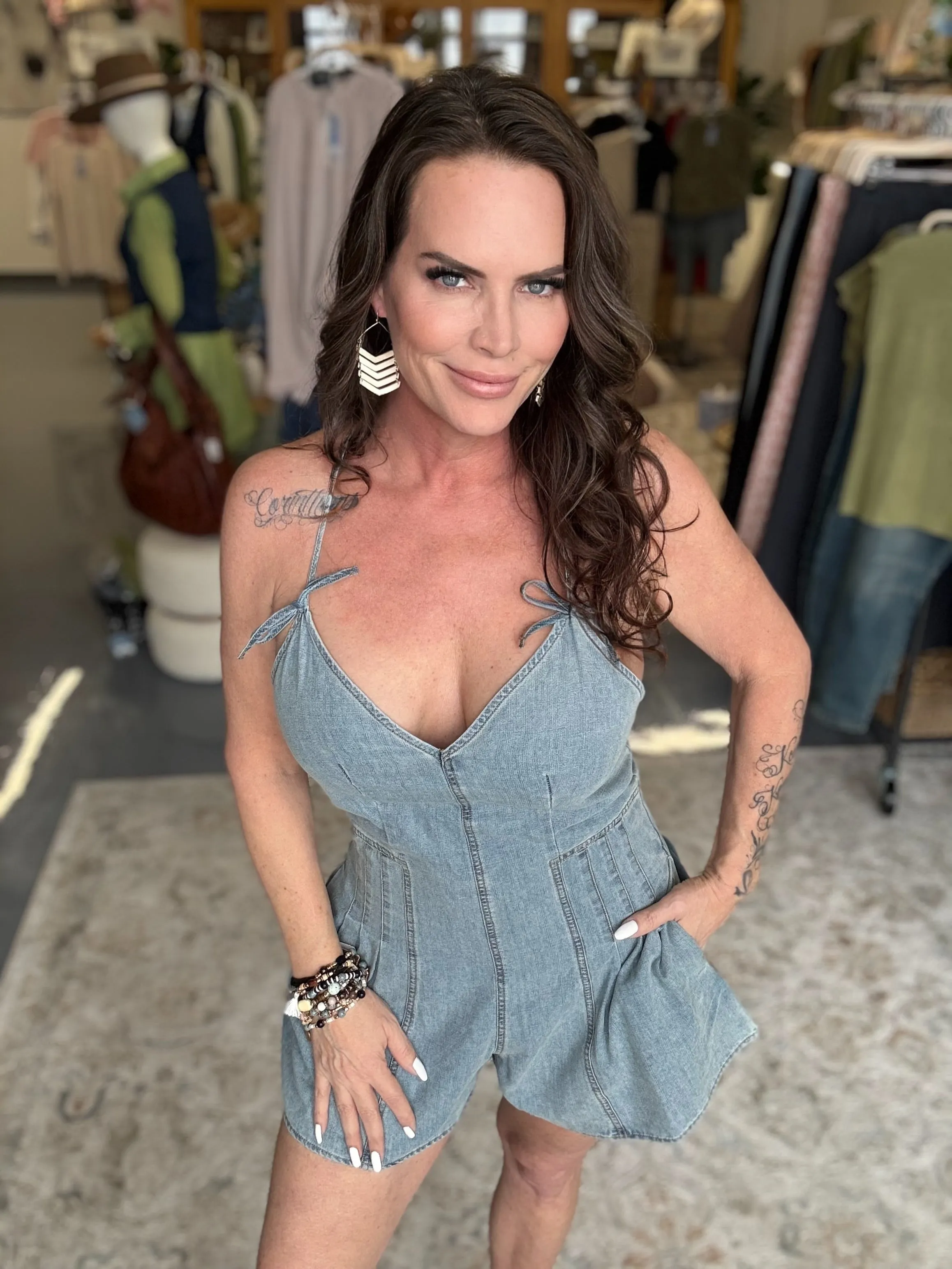 Denim Dreams Romper