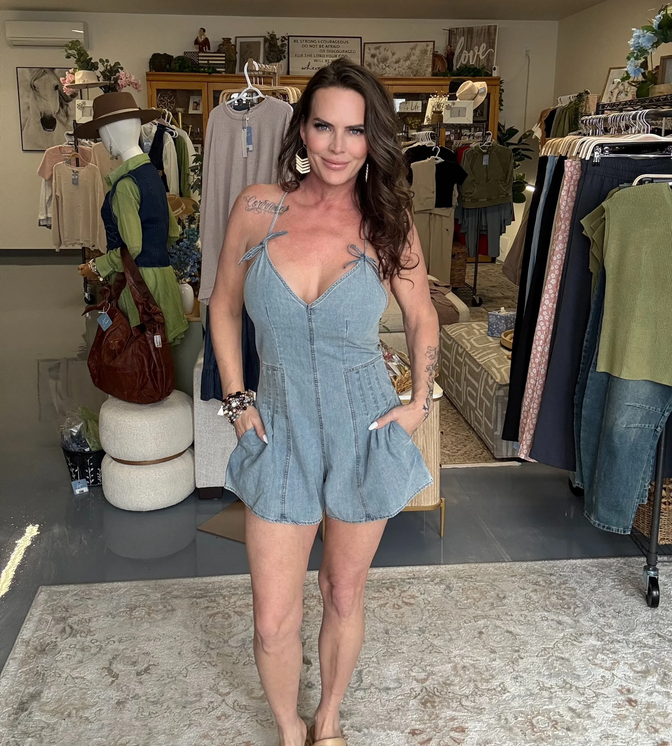 Denim Dreams Romper