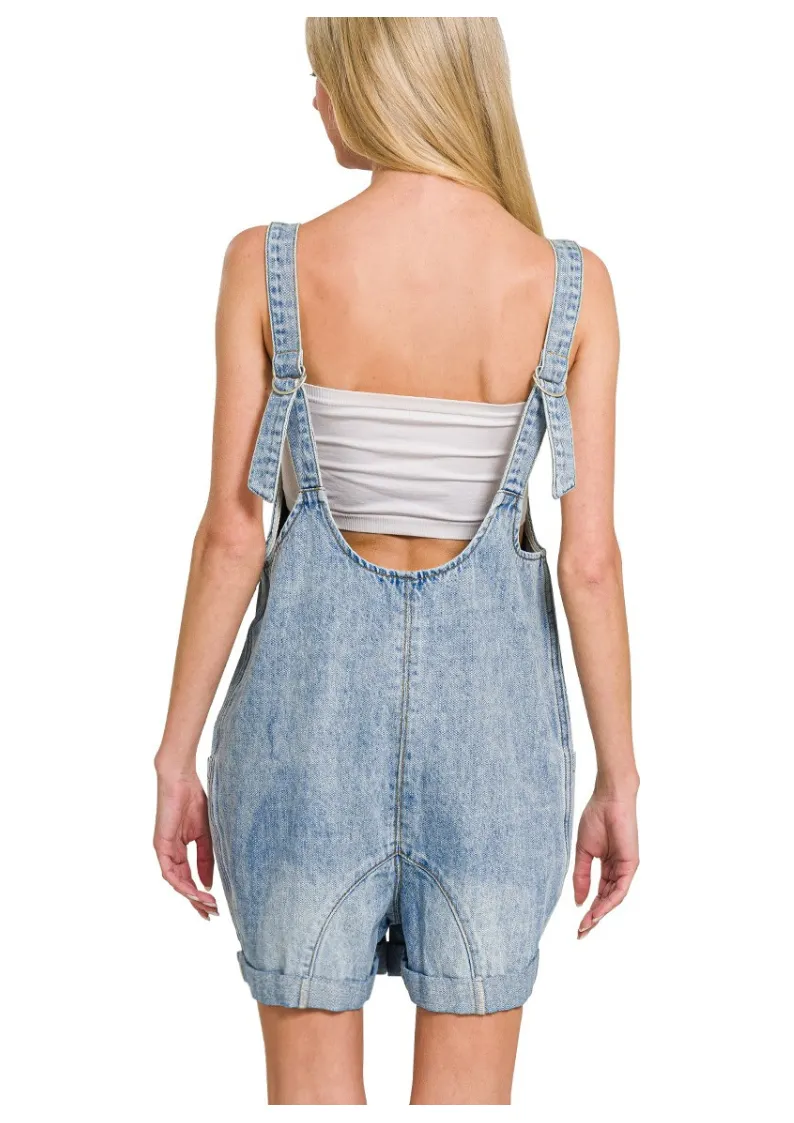 Denim Short-Alls