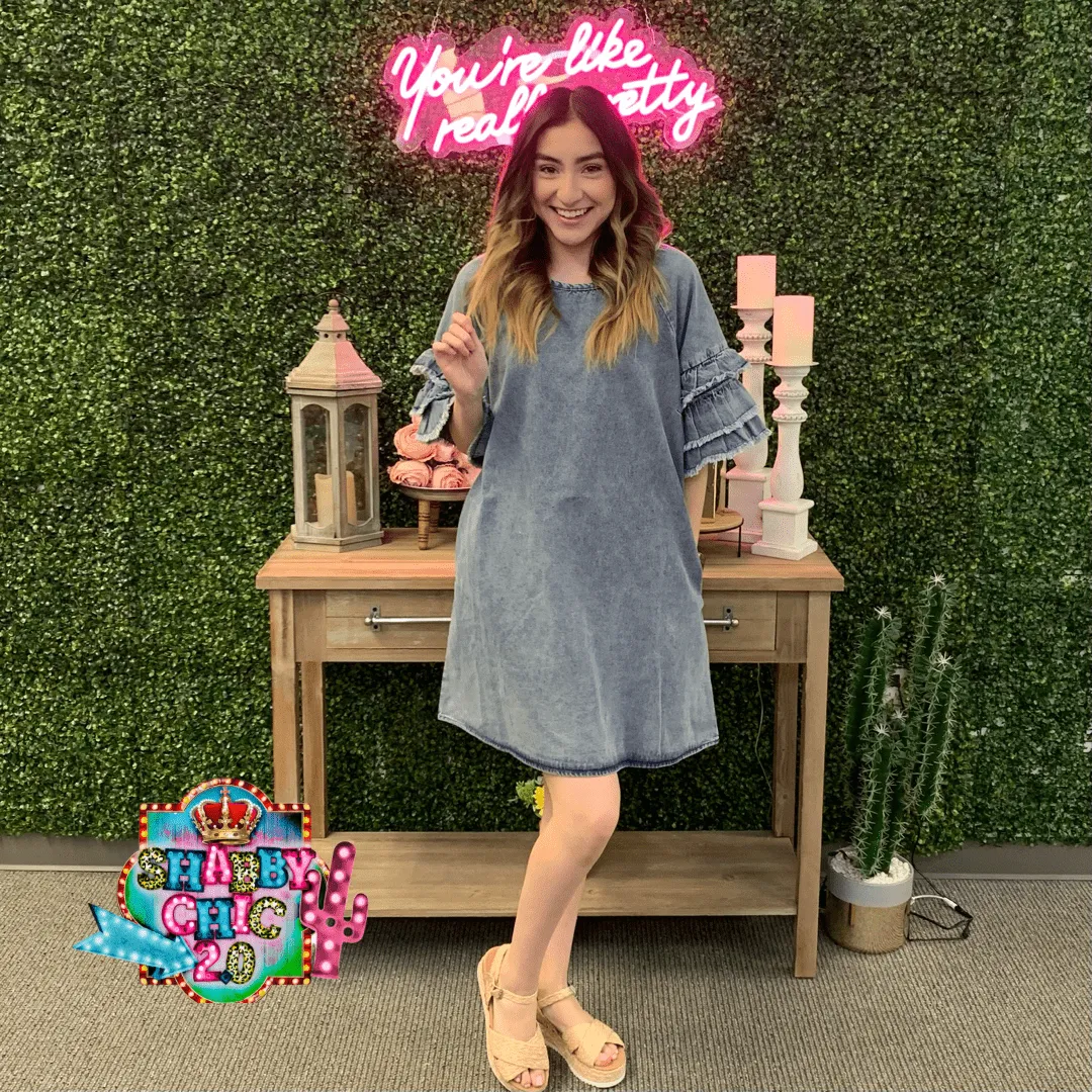Denim Throwback Dress