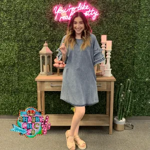 Denim Throwback Dress