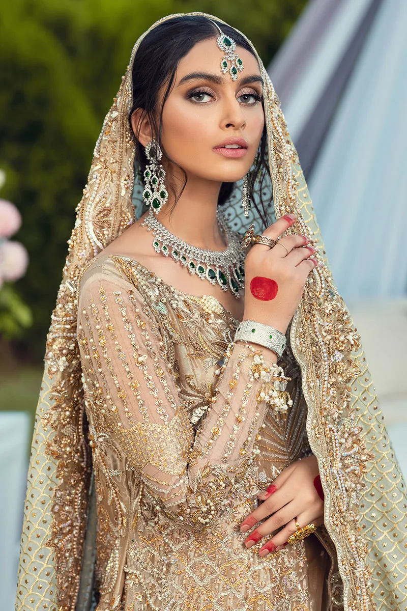 Designer Heavy  Long Maxi in Ivory Color #Y6044