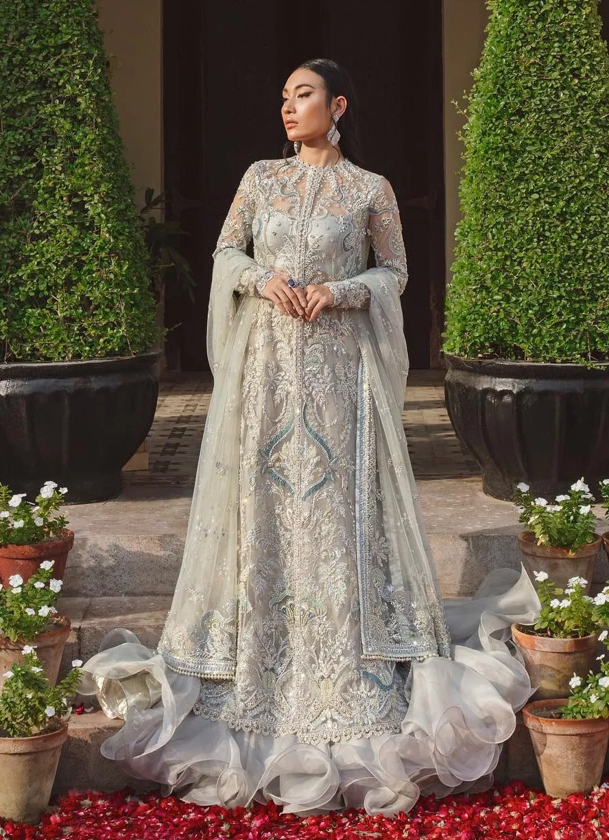 Designer Indian Chiffon Maxi Dress for Bride #BN1230