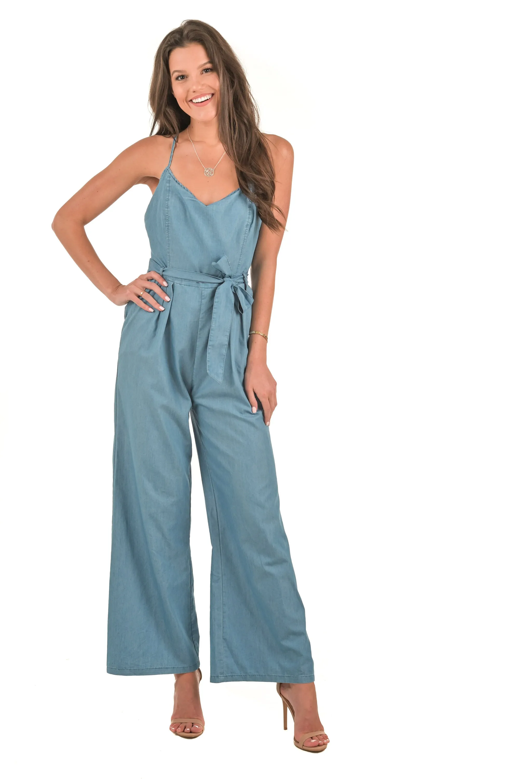 Destiny Denim Jumpsuit