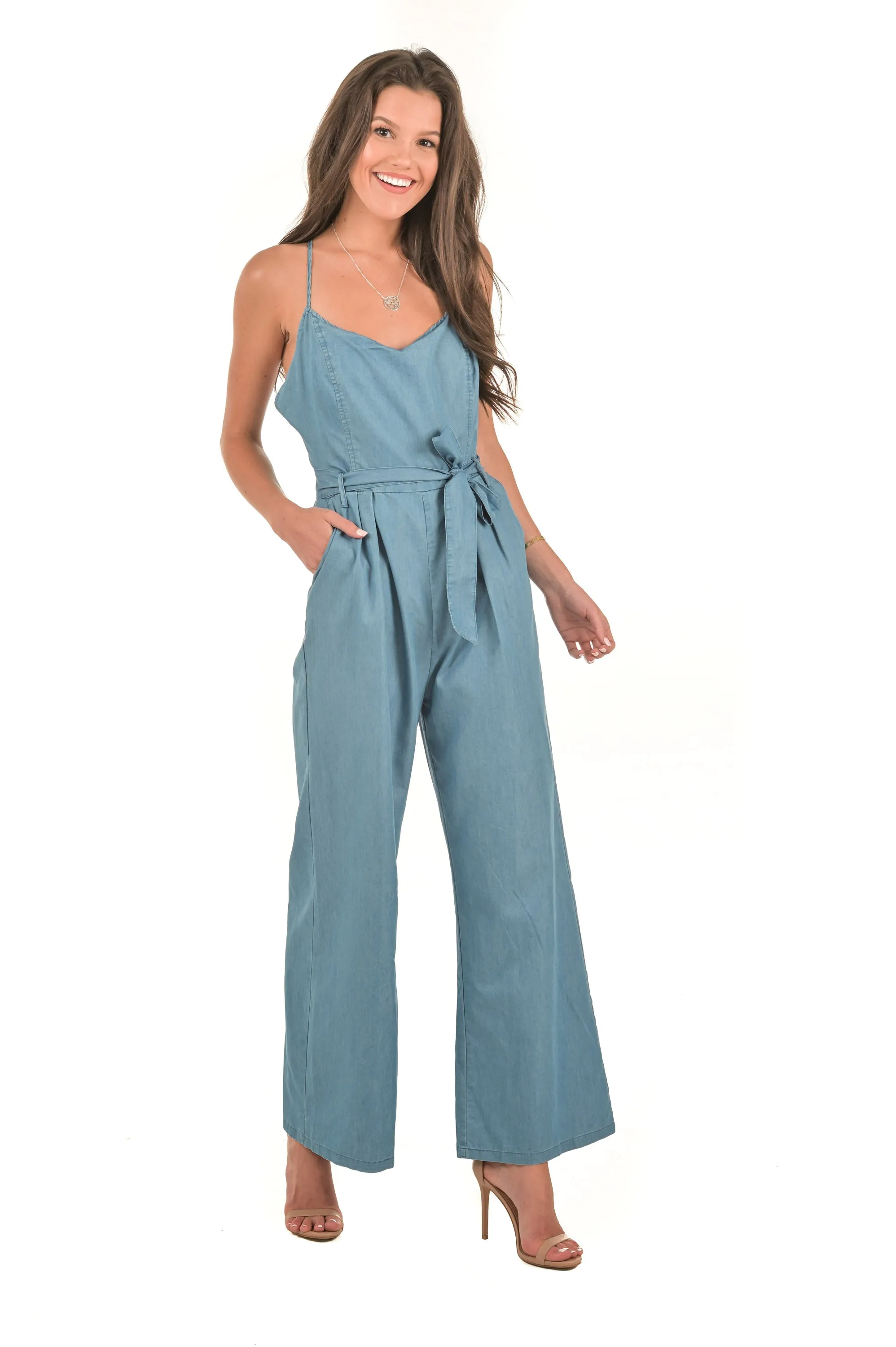 Destiny Denim Jumpsuit