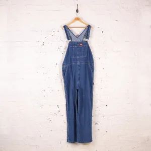 Dickies Denim Overalls Dungarees - Blue - XXL