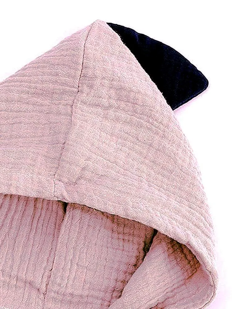Dinky Dinosaur Diva Pink Hooded Onesie with Spikes Effect - Mauve