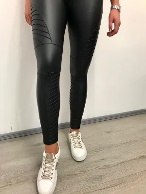 Dixie Biker Leggings (Black)