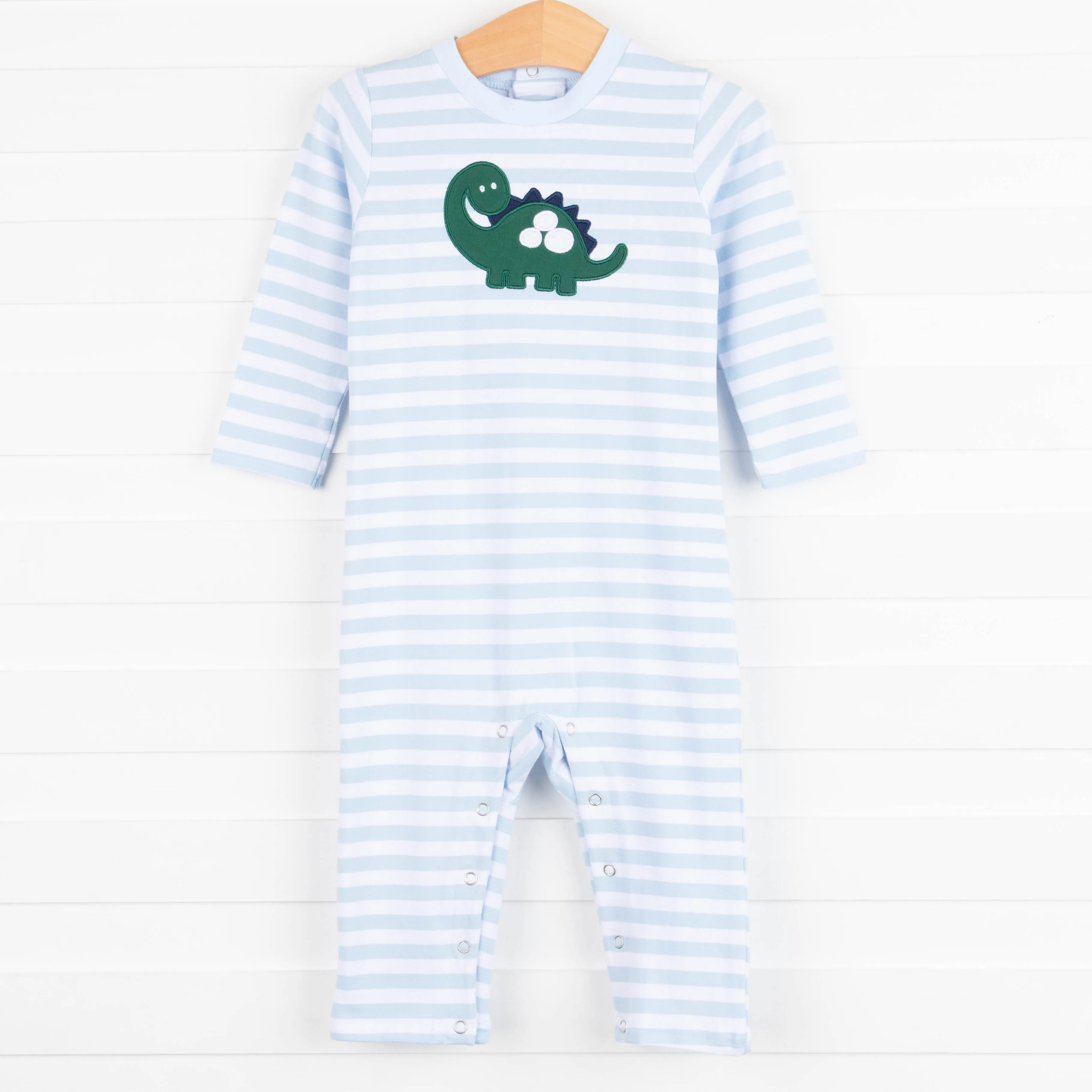 Dominic the Dino Romper, Light Blue