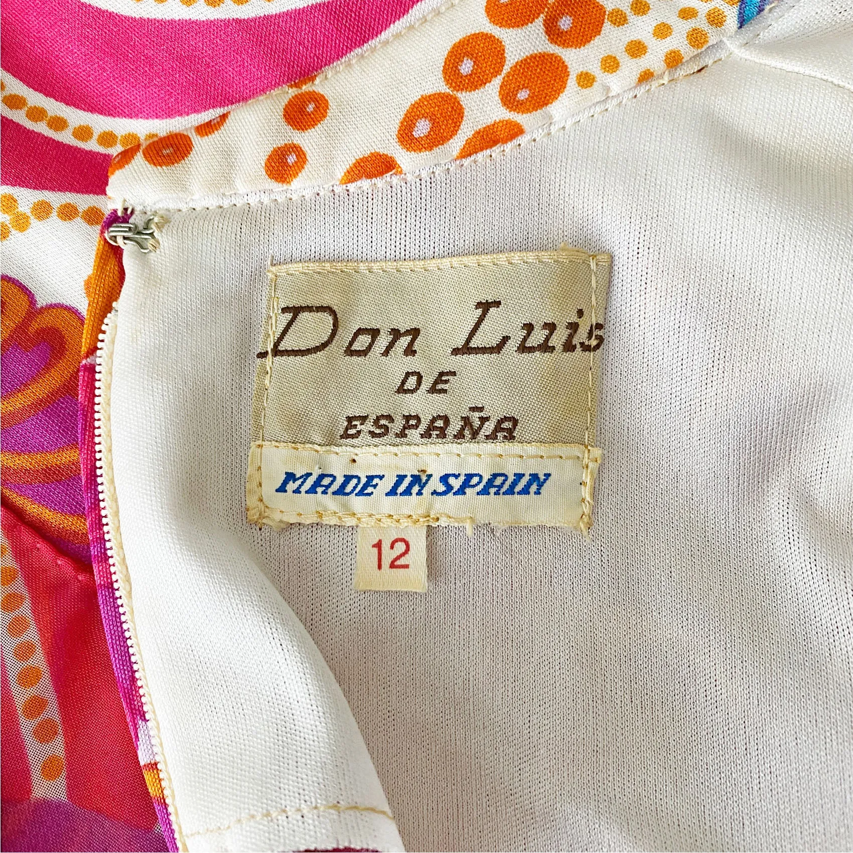 Don Luis De Espana 1970s Maxi Dress