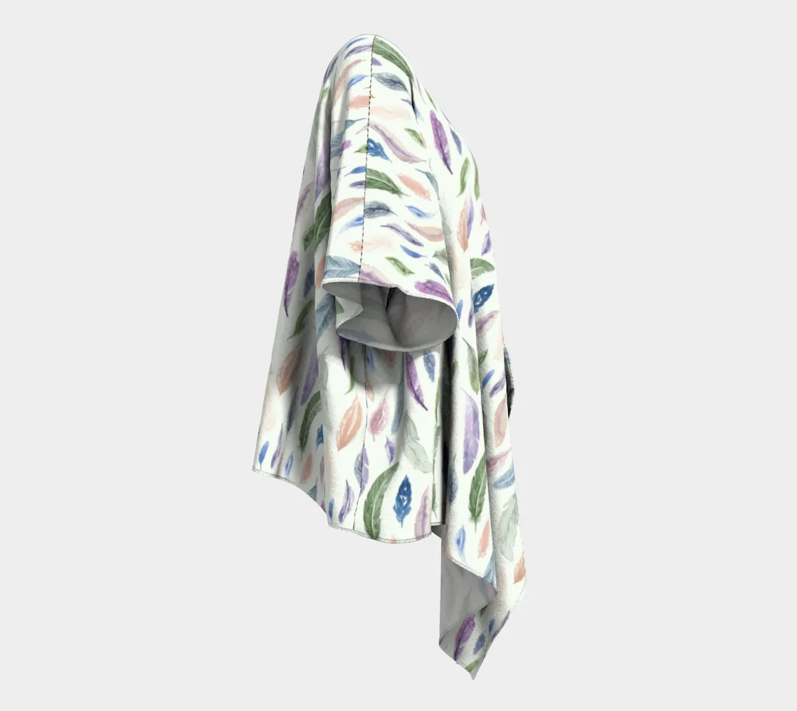 Draped Kimono – Feathers