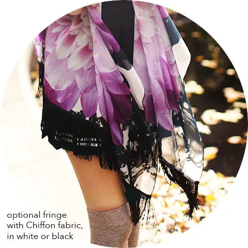 Draped Kimono – Feathers