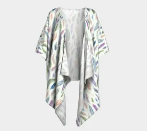 Draped Kimono – Feathers