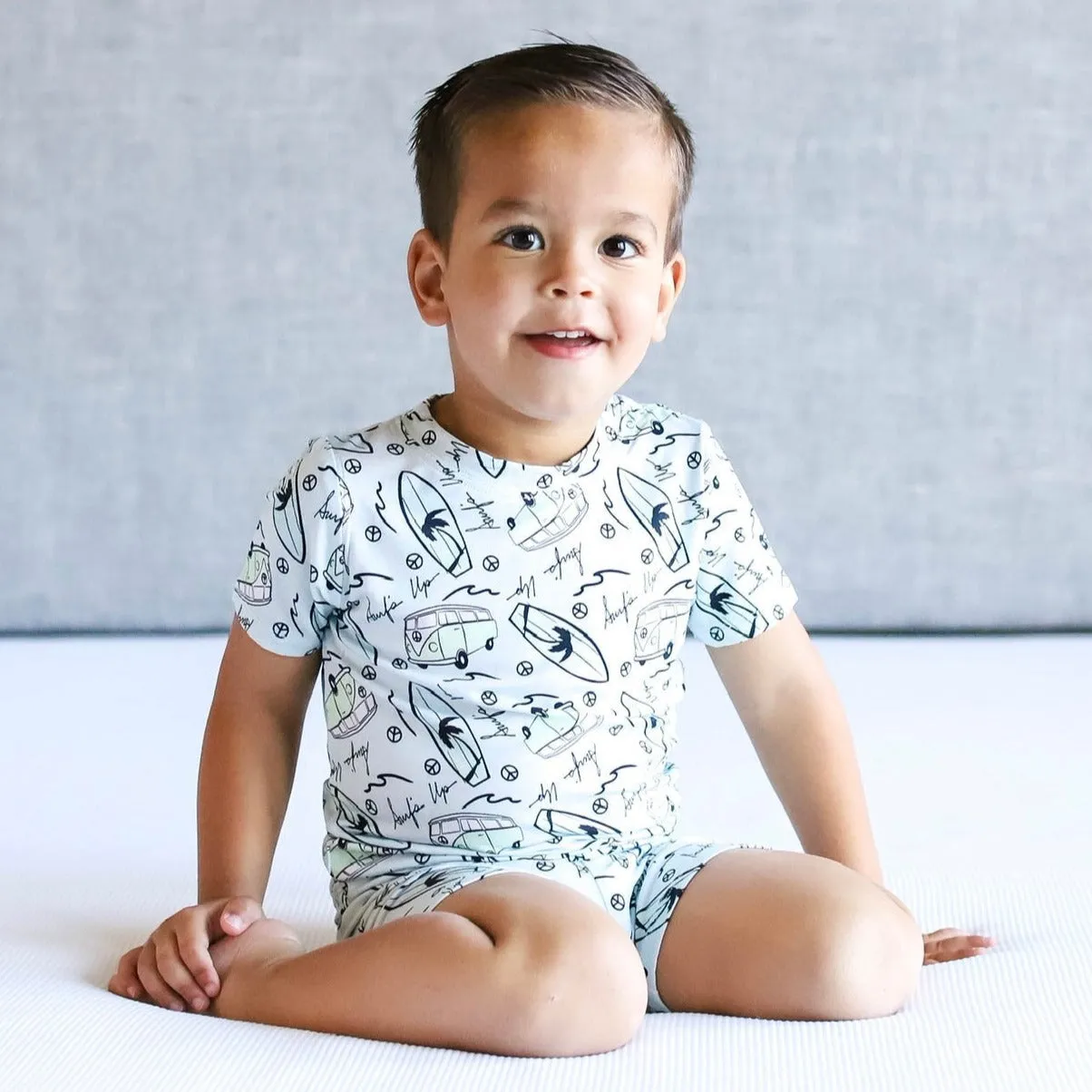 Dream Big Little Co Surf's Up Dream Short Set
