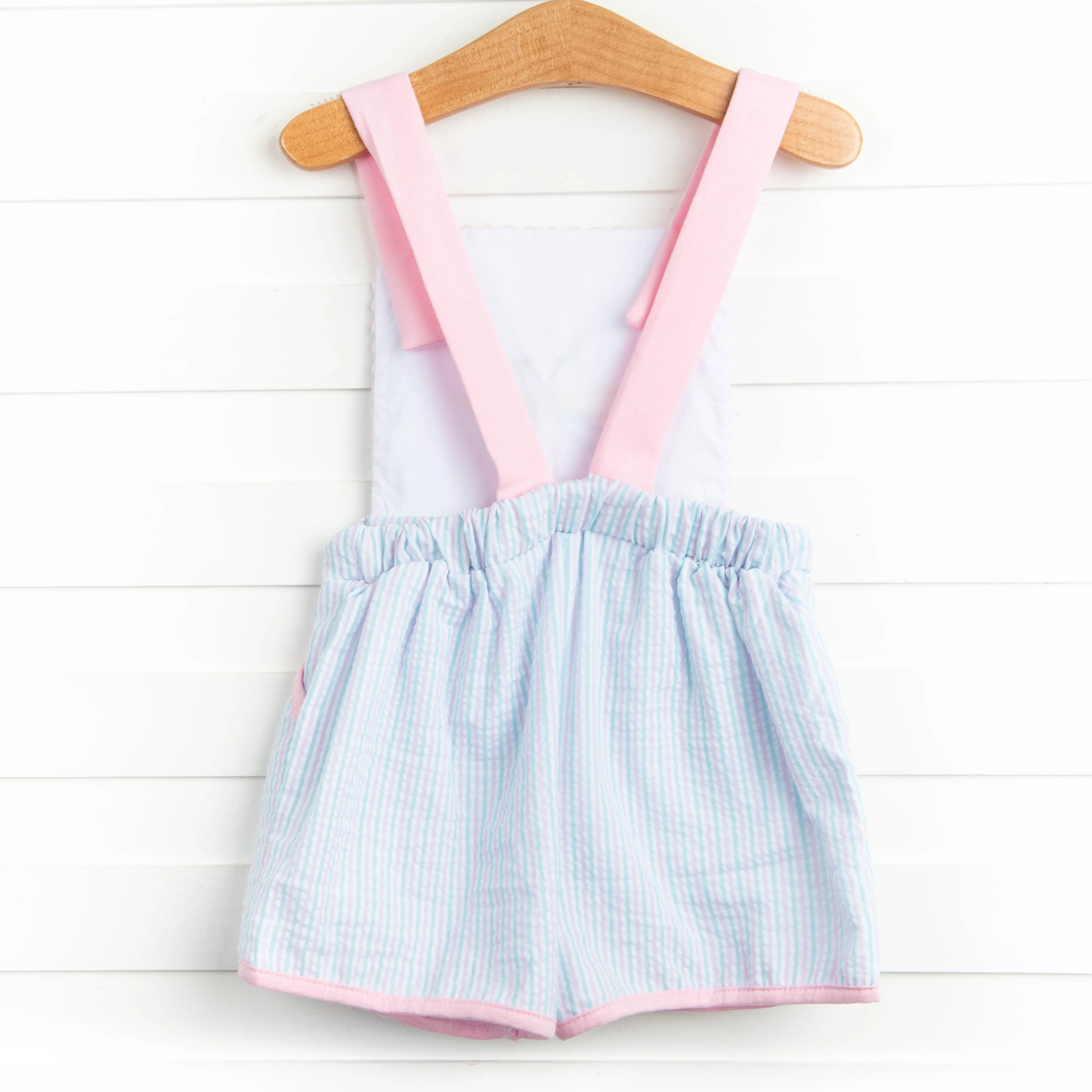 Dreamy Dragonfly Applique Romper, Pink