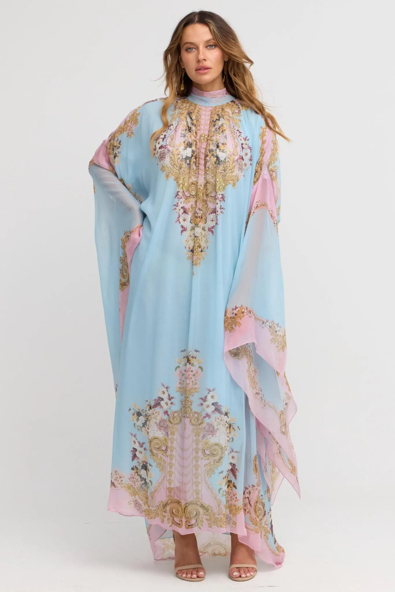 Dusk Till Dawn High-neck Maxi Kaftan
