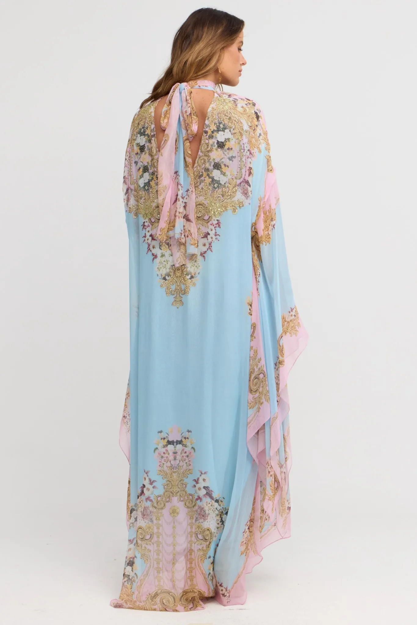 Dusk Till Dawn High-neck Maxi Kaftan