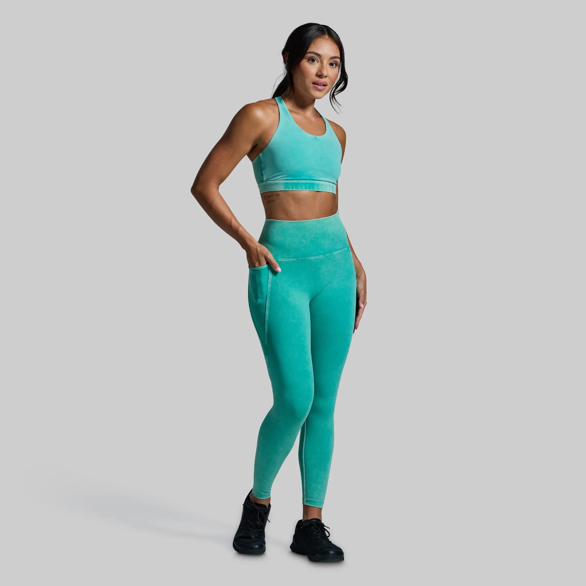 Eccentric Legging (Washed Jade)