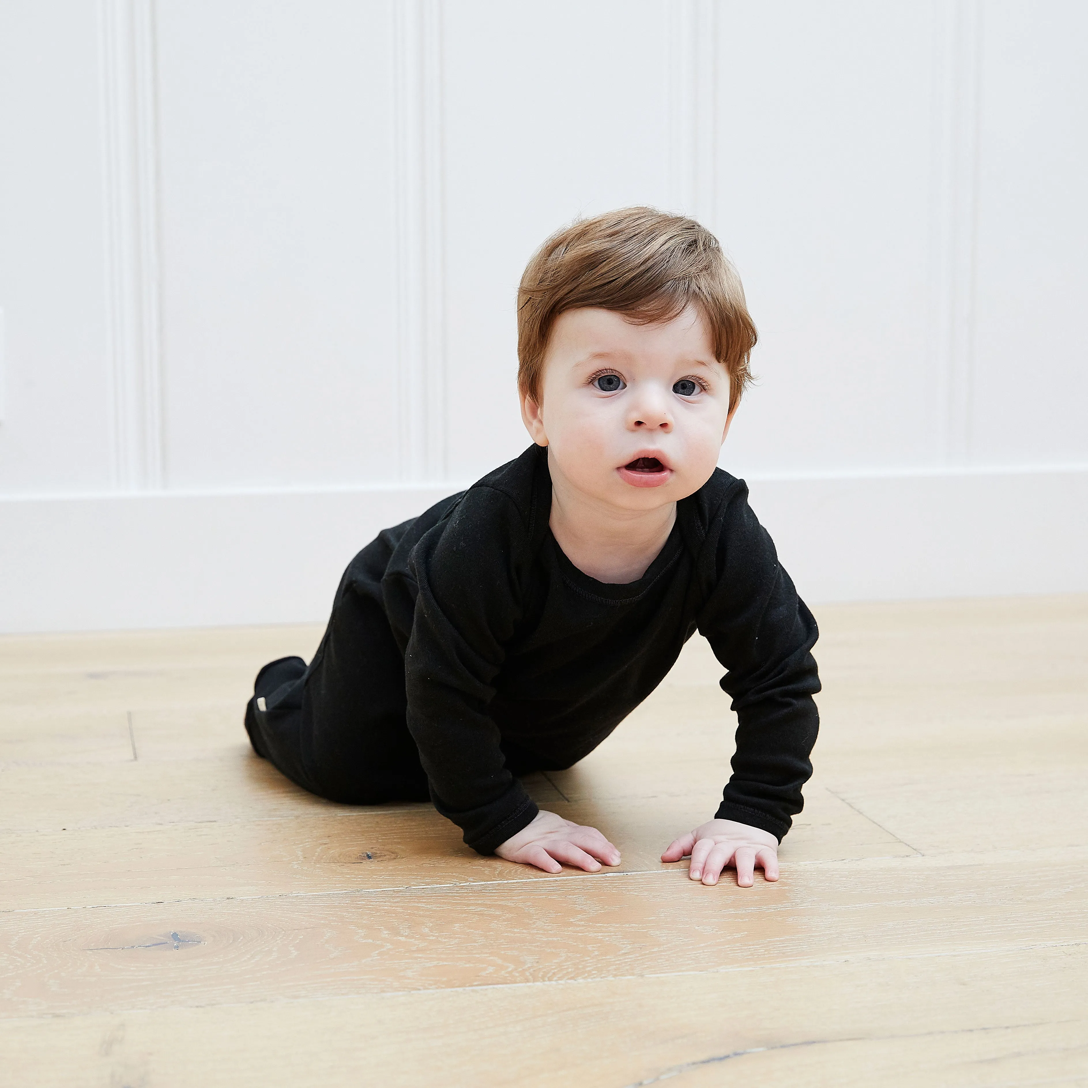 Eco-Rib Lap Tee Footie Pajama