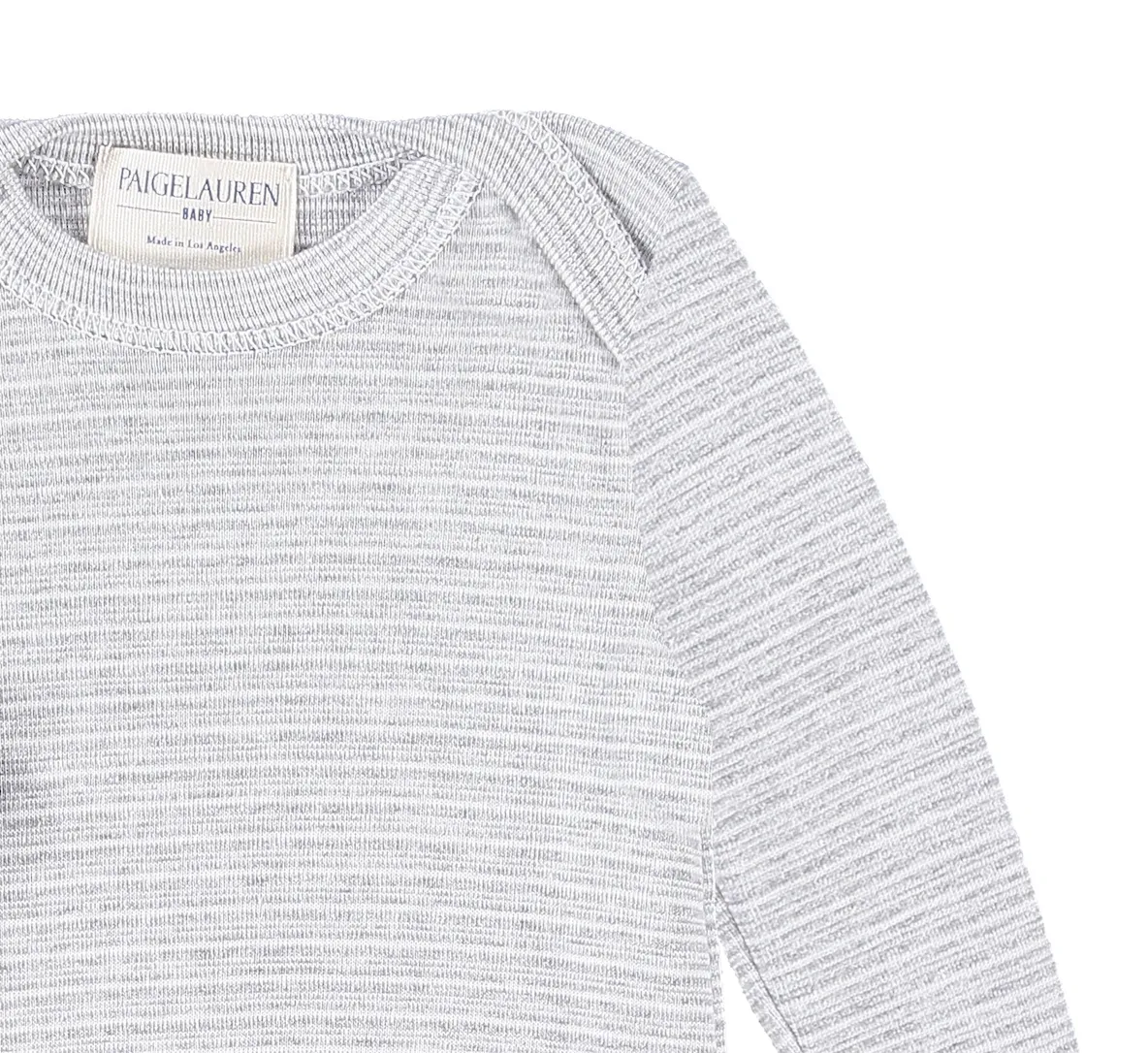 Eco-Rib Lap Tee Footie Pajama