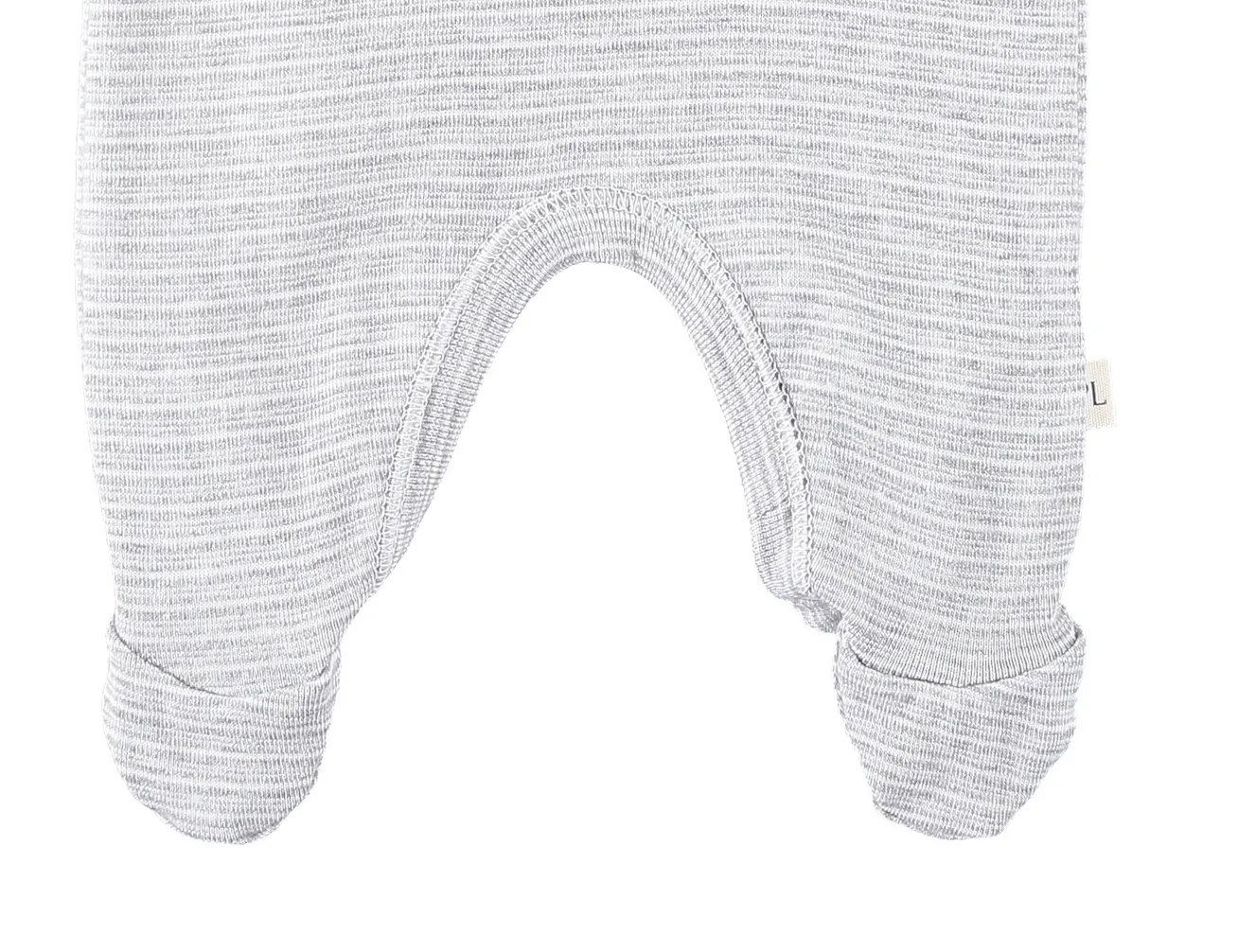 Eco-Rib Lap Tee Footie Pajama