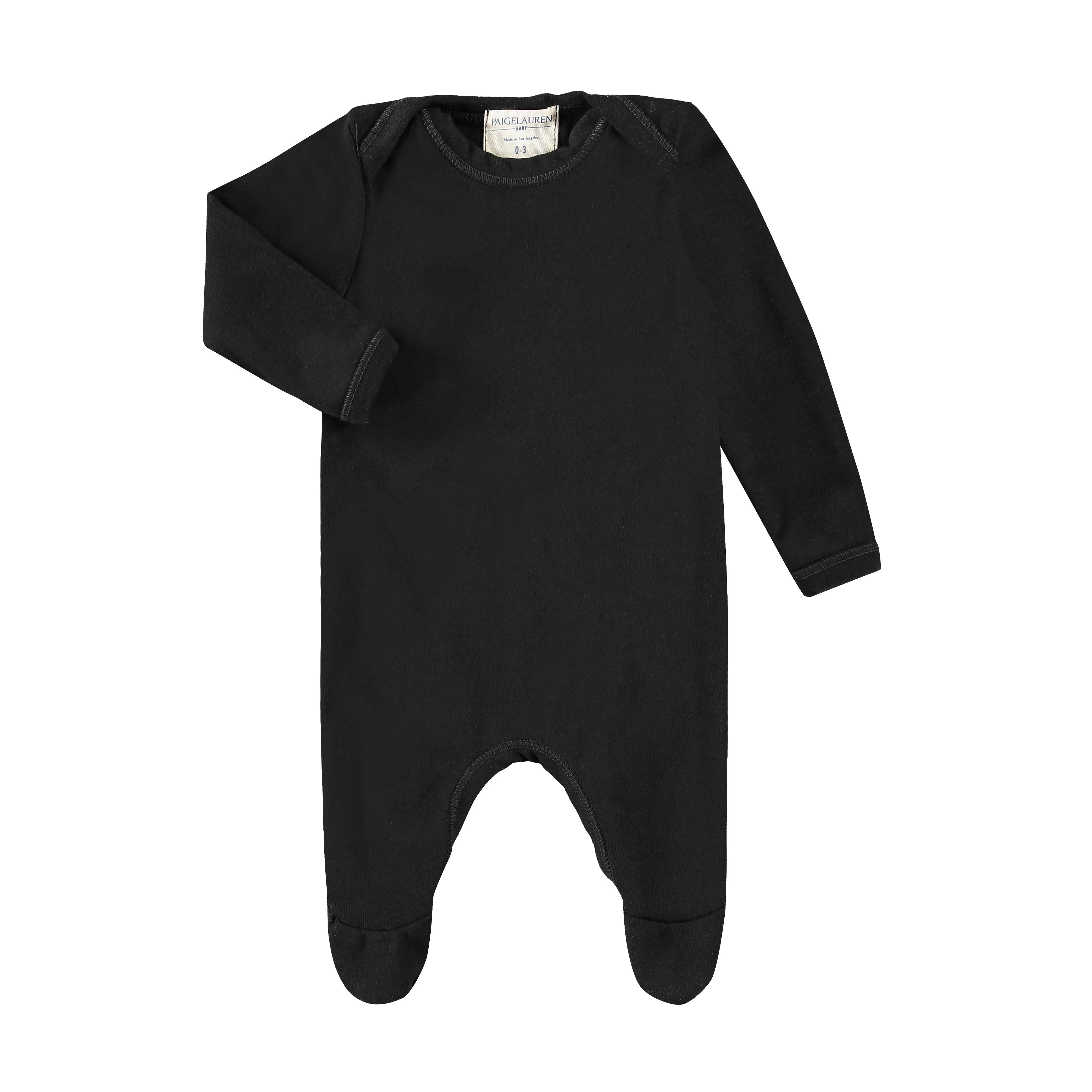 Eco-Rib Lap Tee Footie Pajama