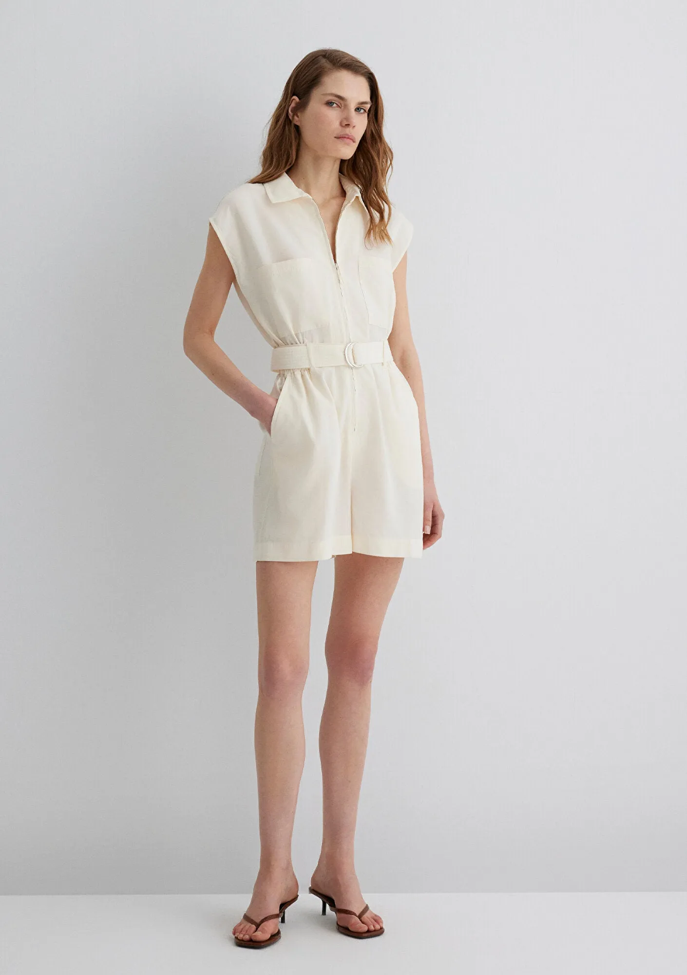 Ecru Jumpsuit
