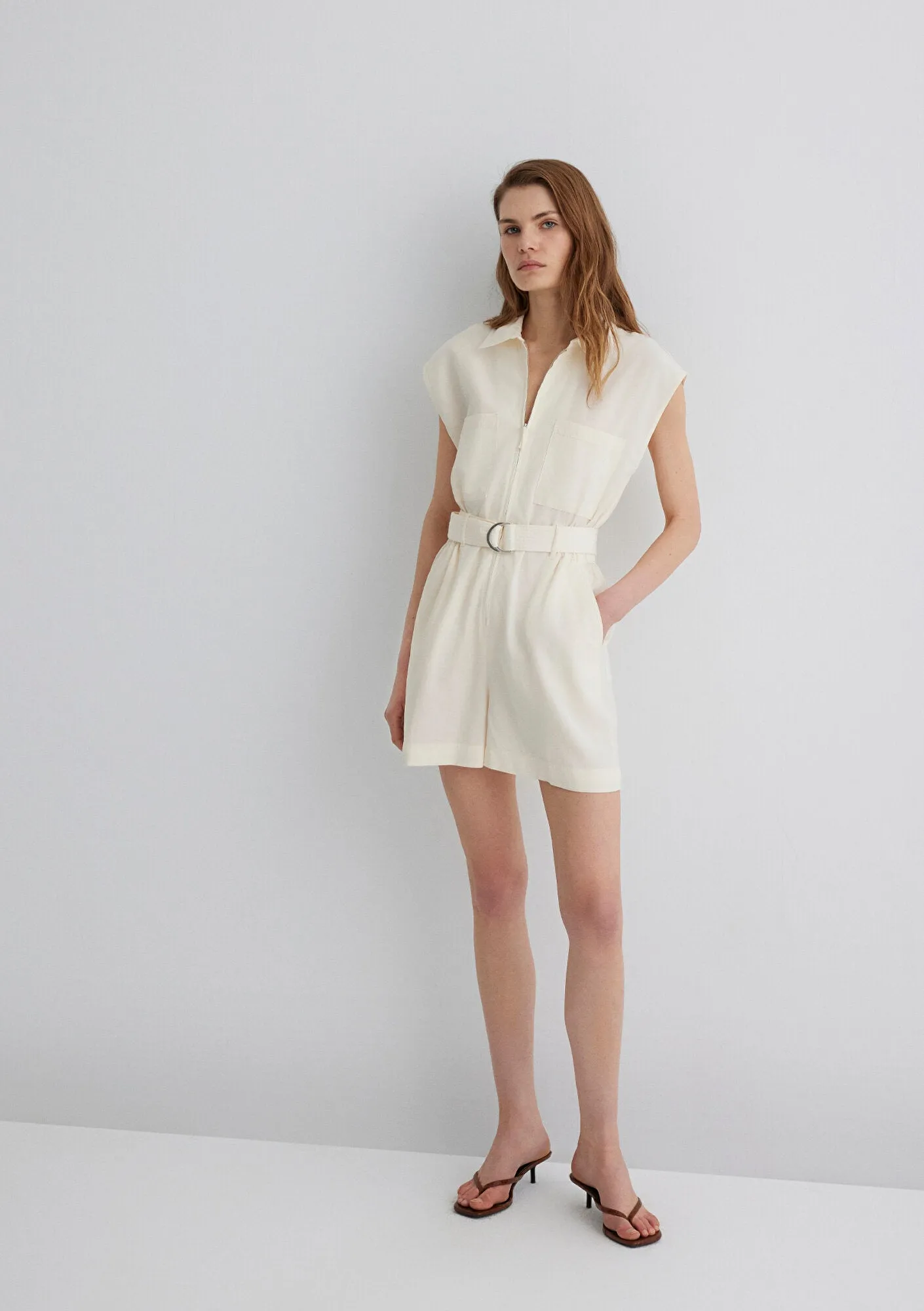 Ecru Jumpsuit