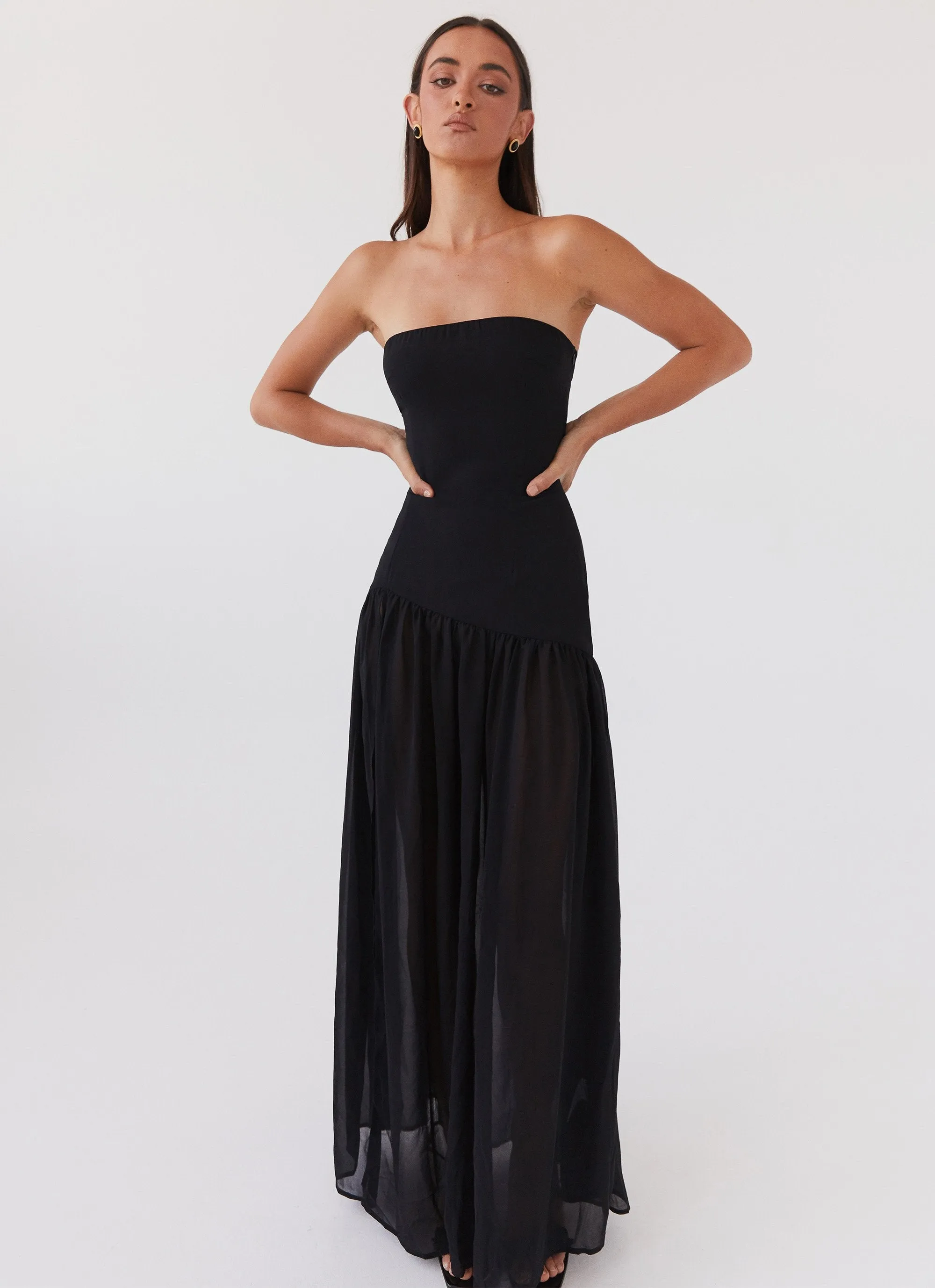 EDEN - STRAPLESS MAXI DRESS