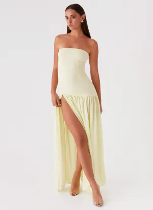 EDEN - STRAPLESS MAXI DRESS