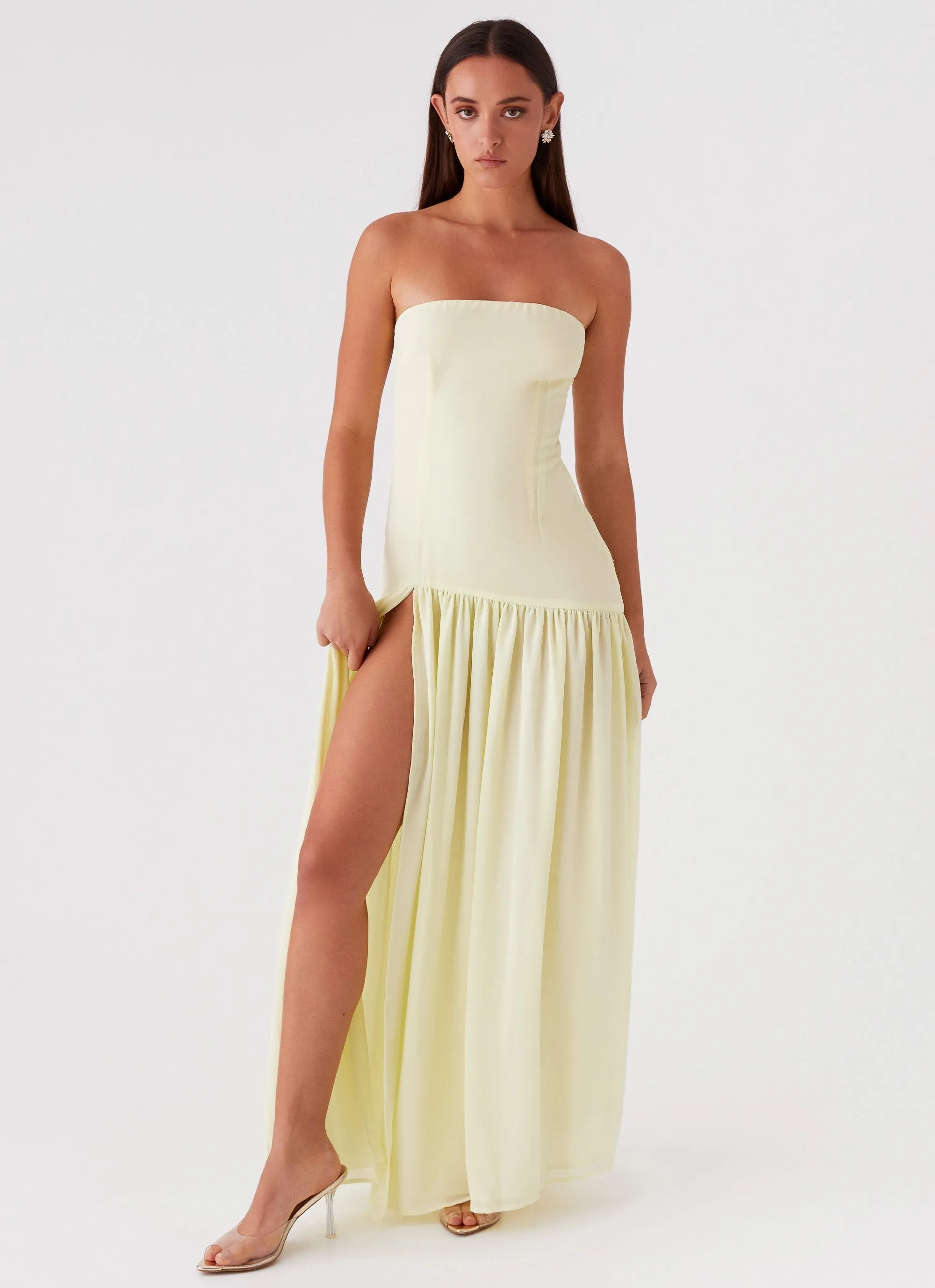 EDEN - STRAPLESS MAXI DRESS