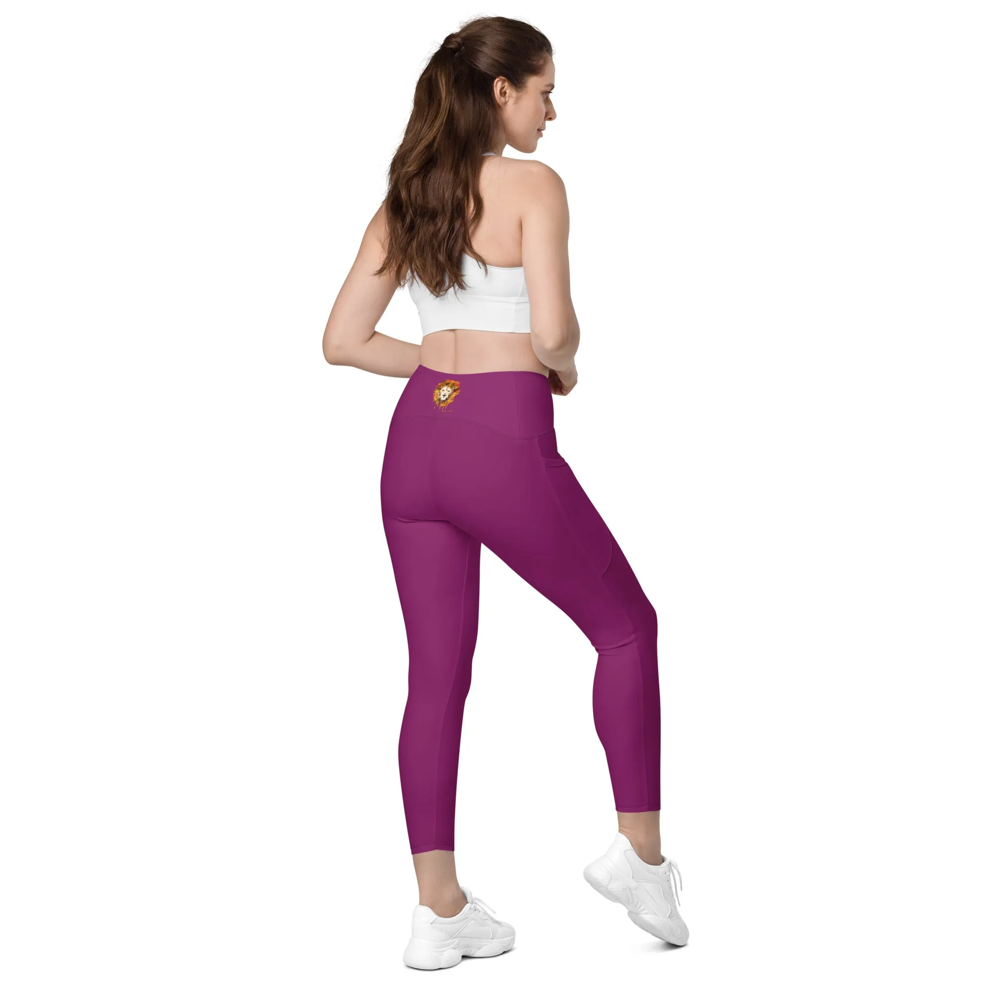 Eggplant Crossover Leggings