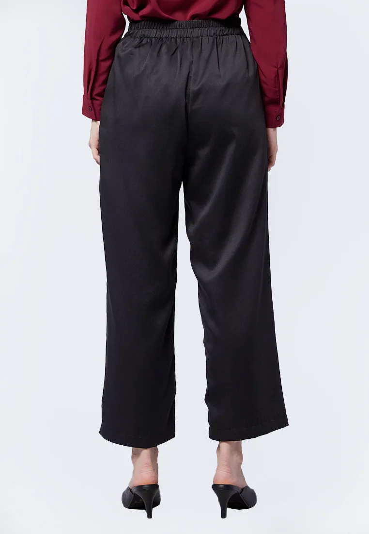 Elastic Palazzo Pants