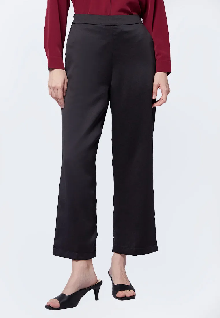 Elastic Palazzo Pants