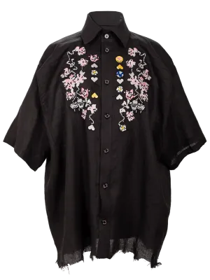 Embroidered Box Shirt