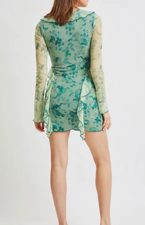Eva Mini Green Dress
