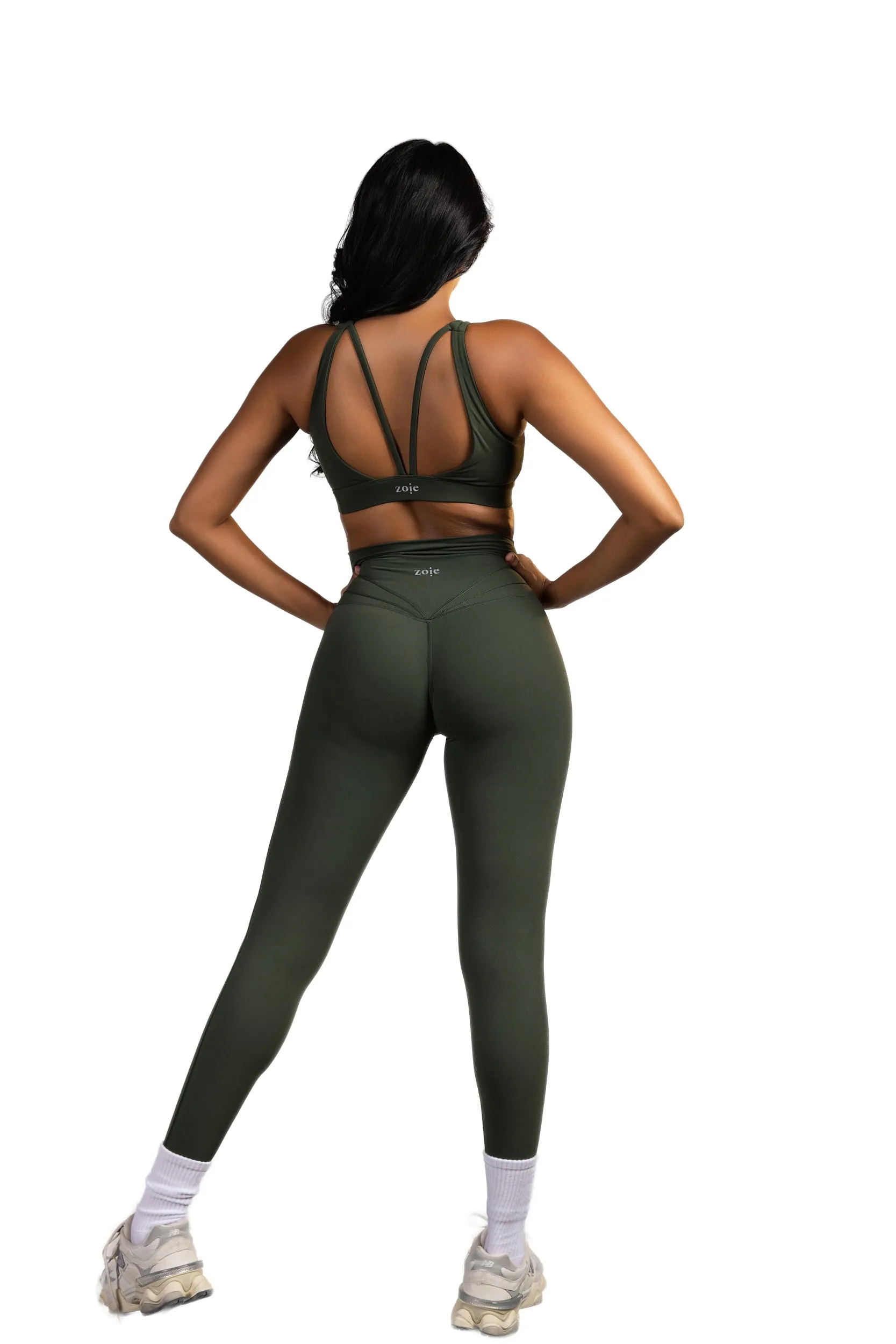 Evergreen High Waisted Legging - Green
