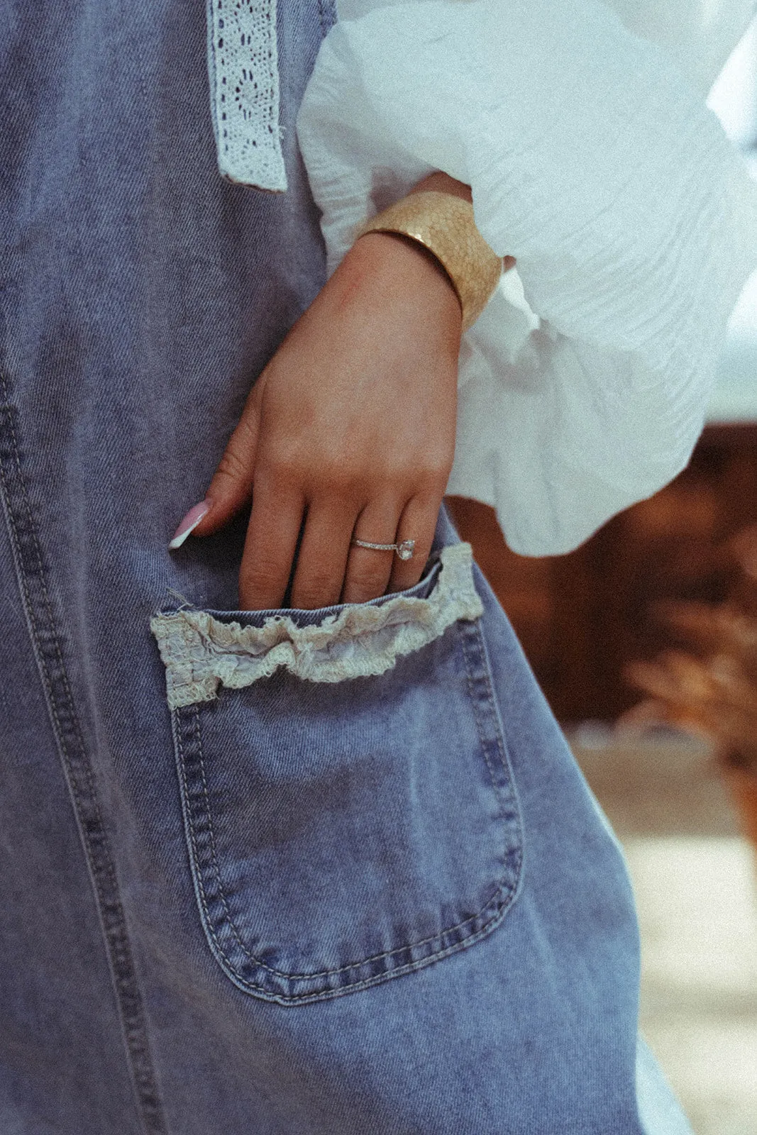 Eyelet Overalls