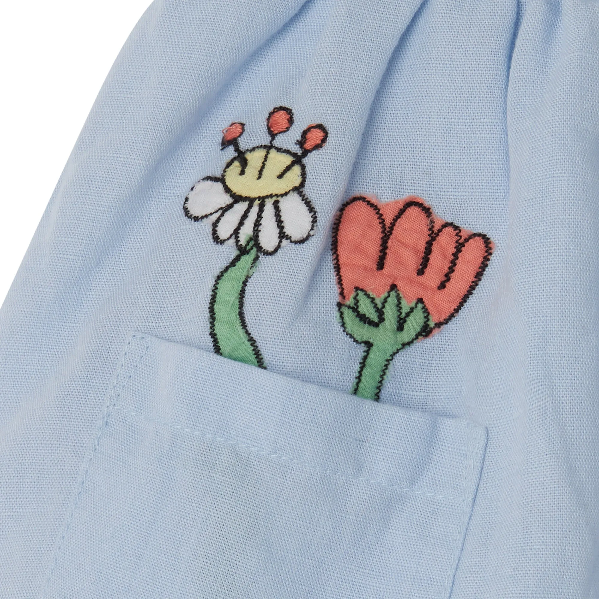 Fairy Embroidered Dress & Bloomer Set