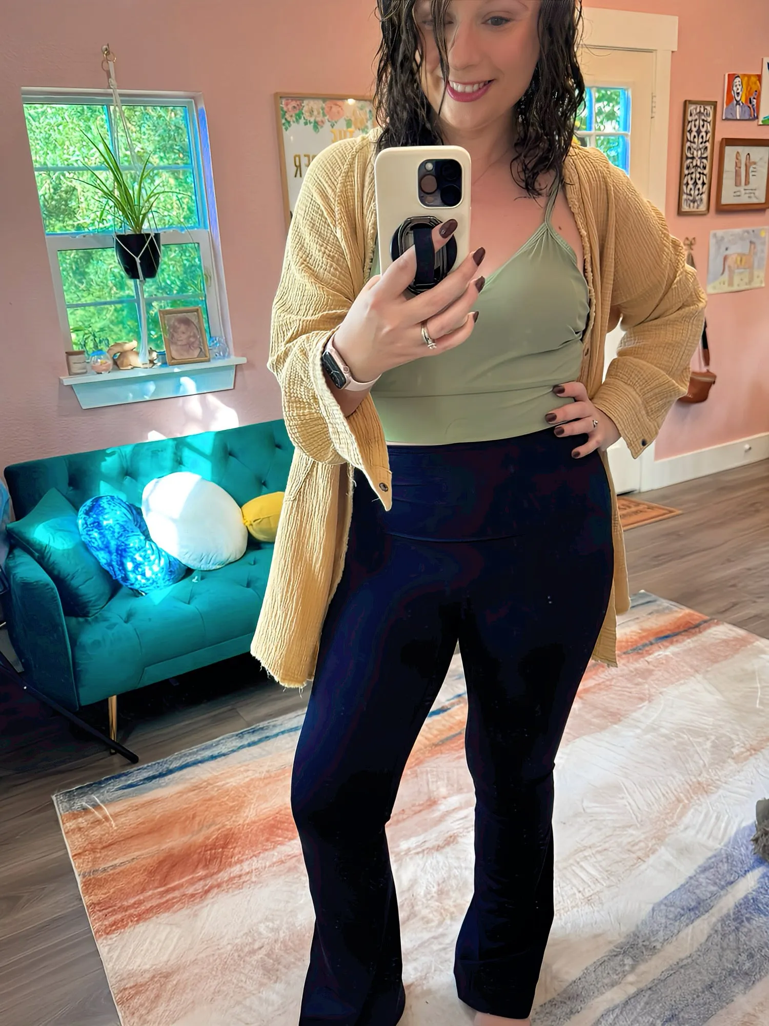 Fallon Flare Suck and Tuck Leggings