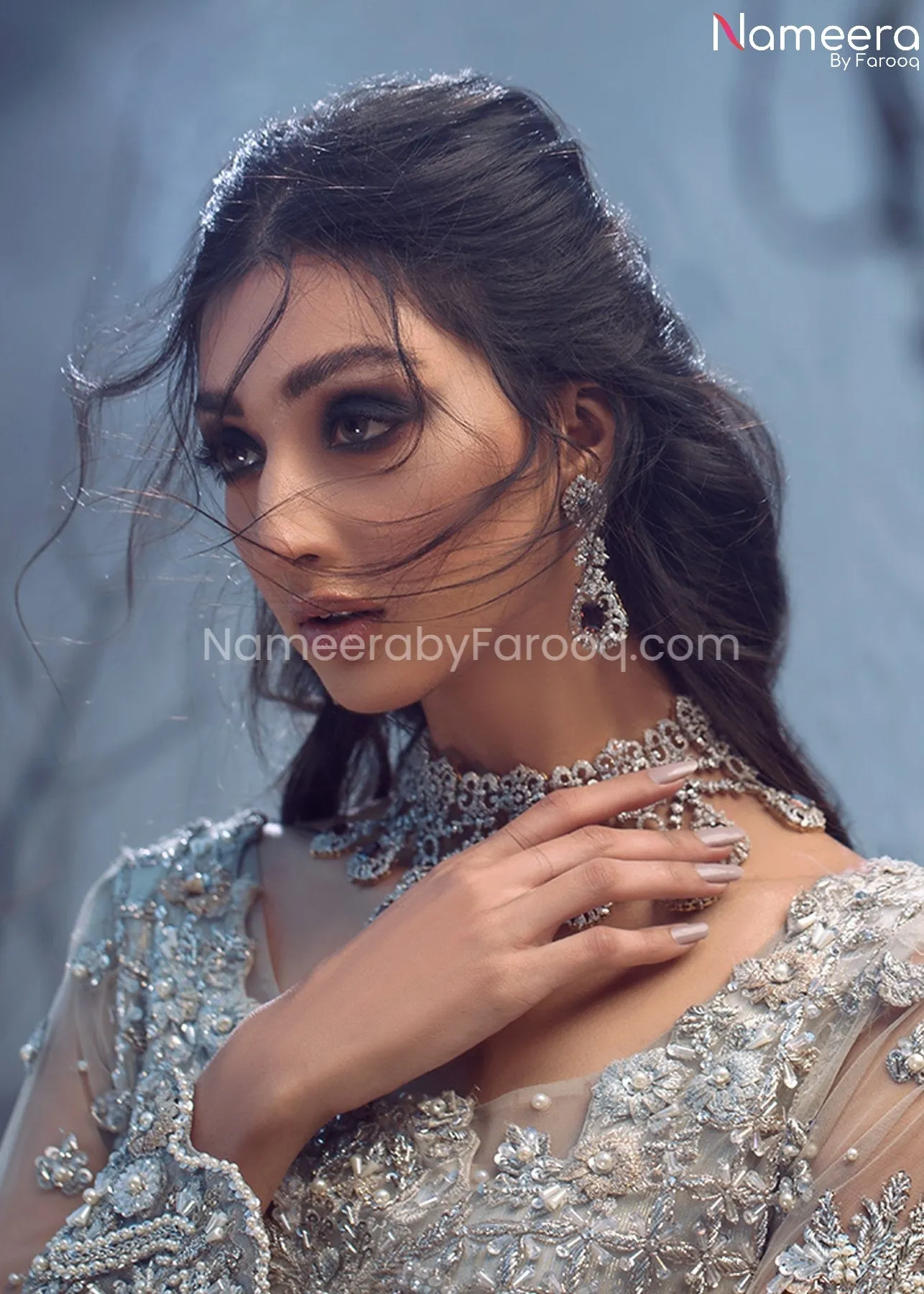 Fancy Bridal Maxi Dress Pakistani Online 2021 #BB216