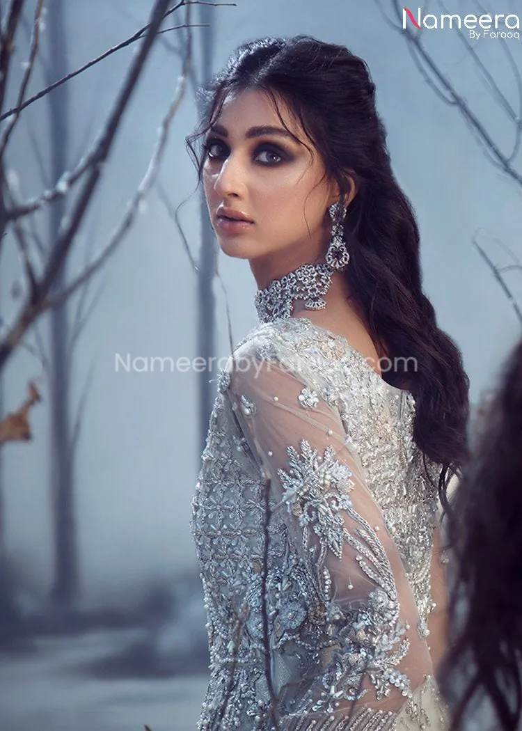 Fancy Bridal Maxi Dress Pakistani Online 2021 #BB216