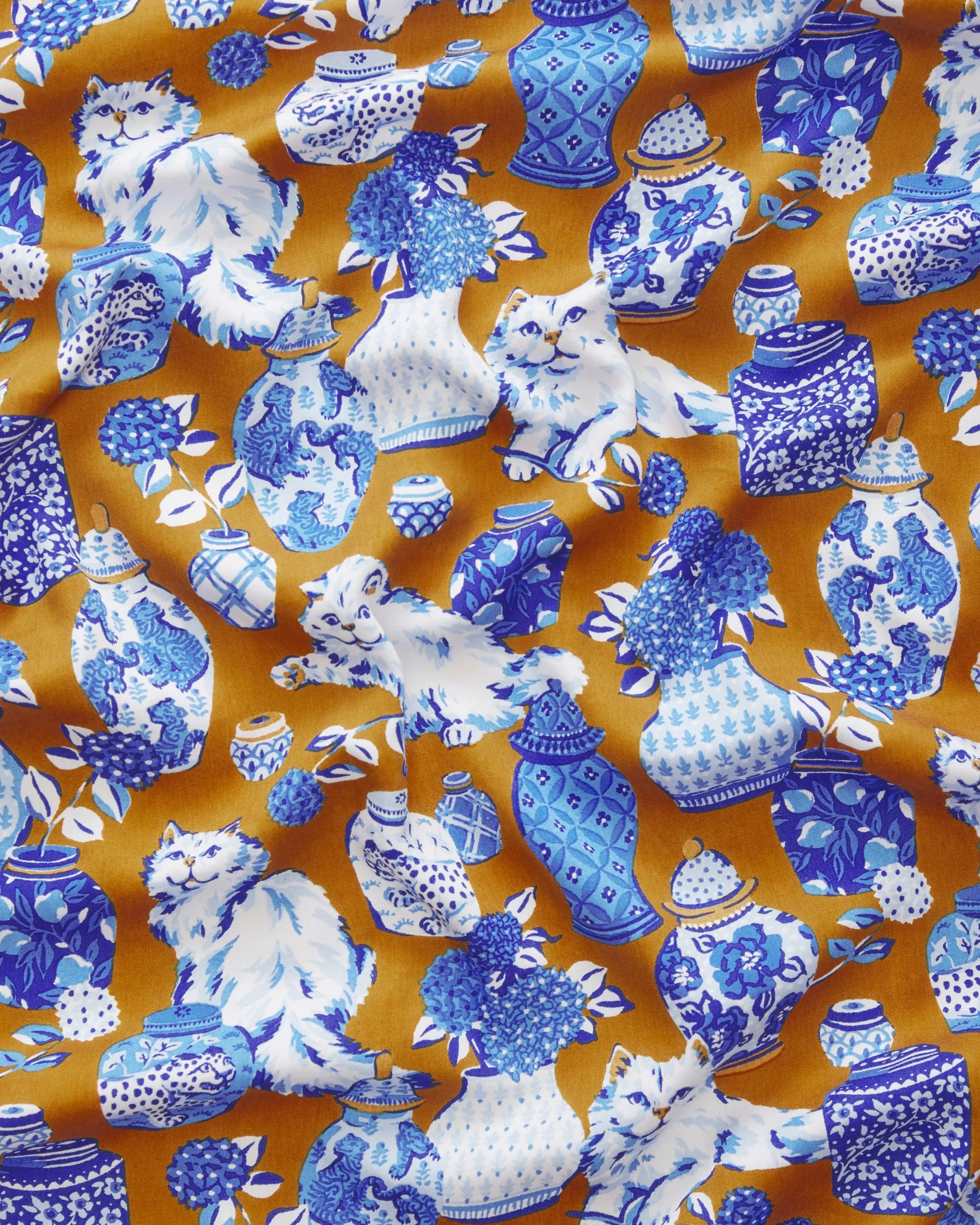 Fancy Cat - Satin Wildest Dreams Set - Tobacco