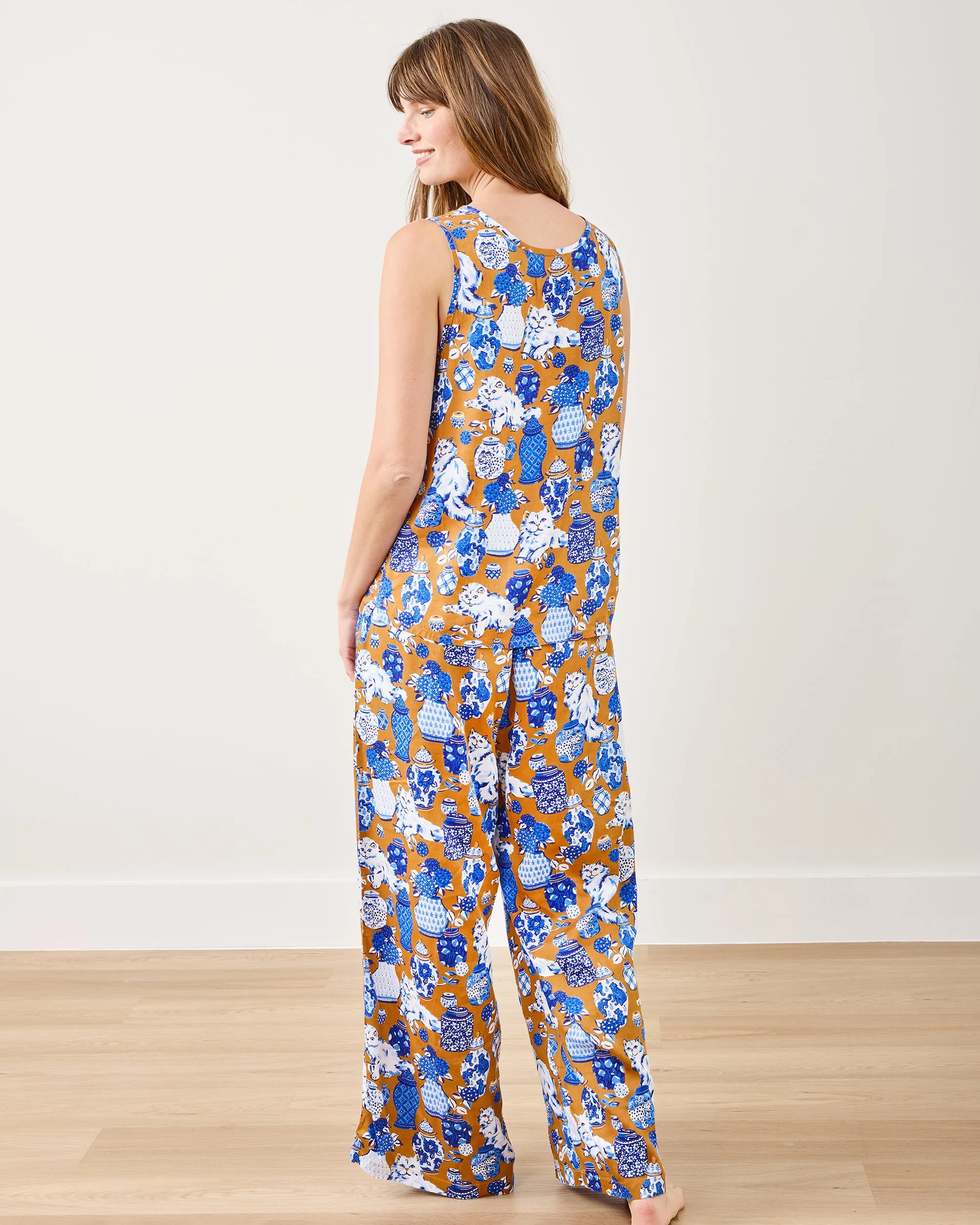 Fancy Cat - Tall Satin Friday Set - Tobacco