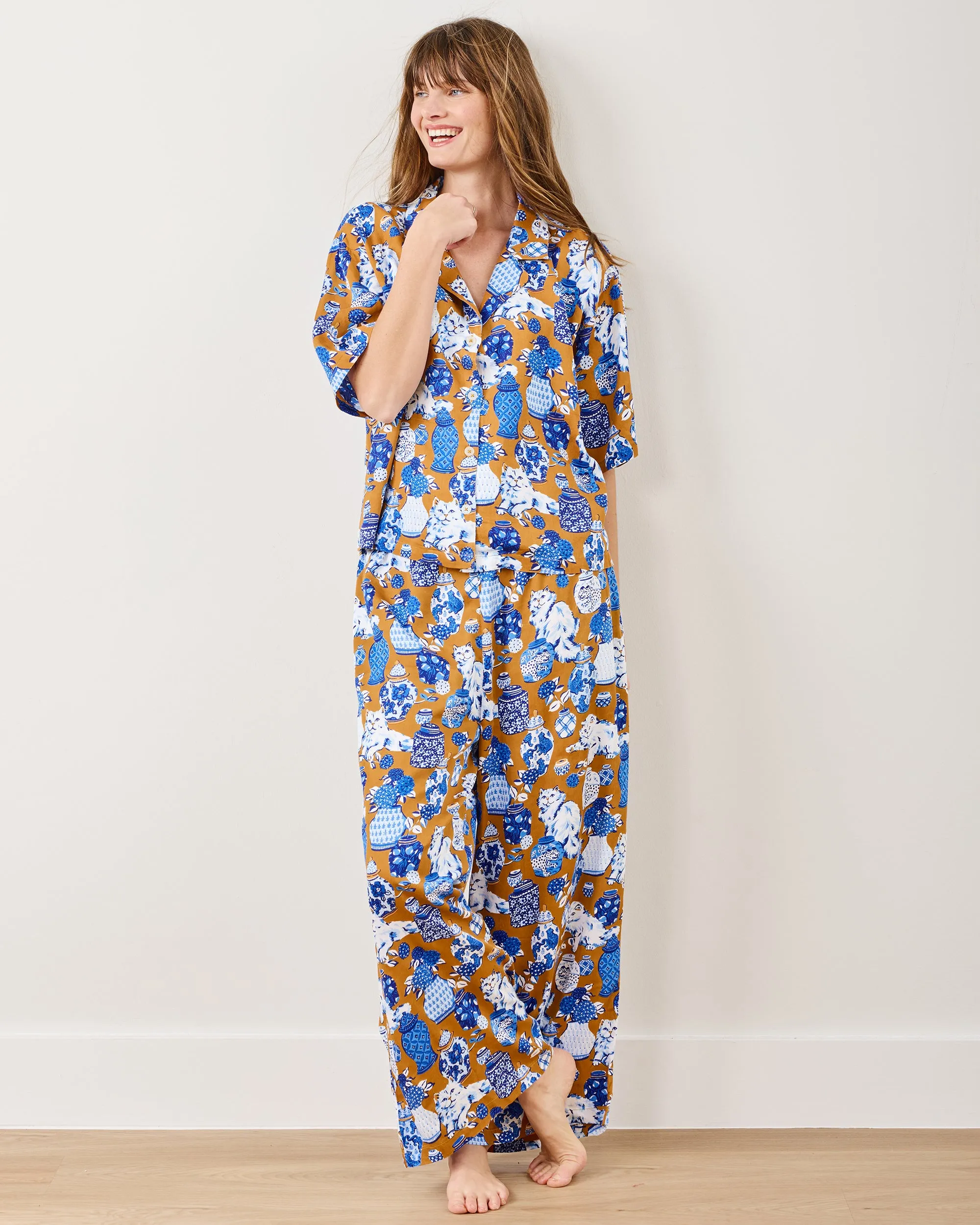Fancy Cat - Tall Satin Wildest Dreams Set - Tobacco